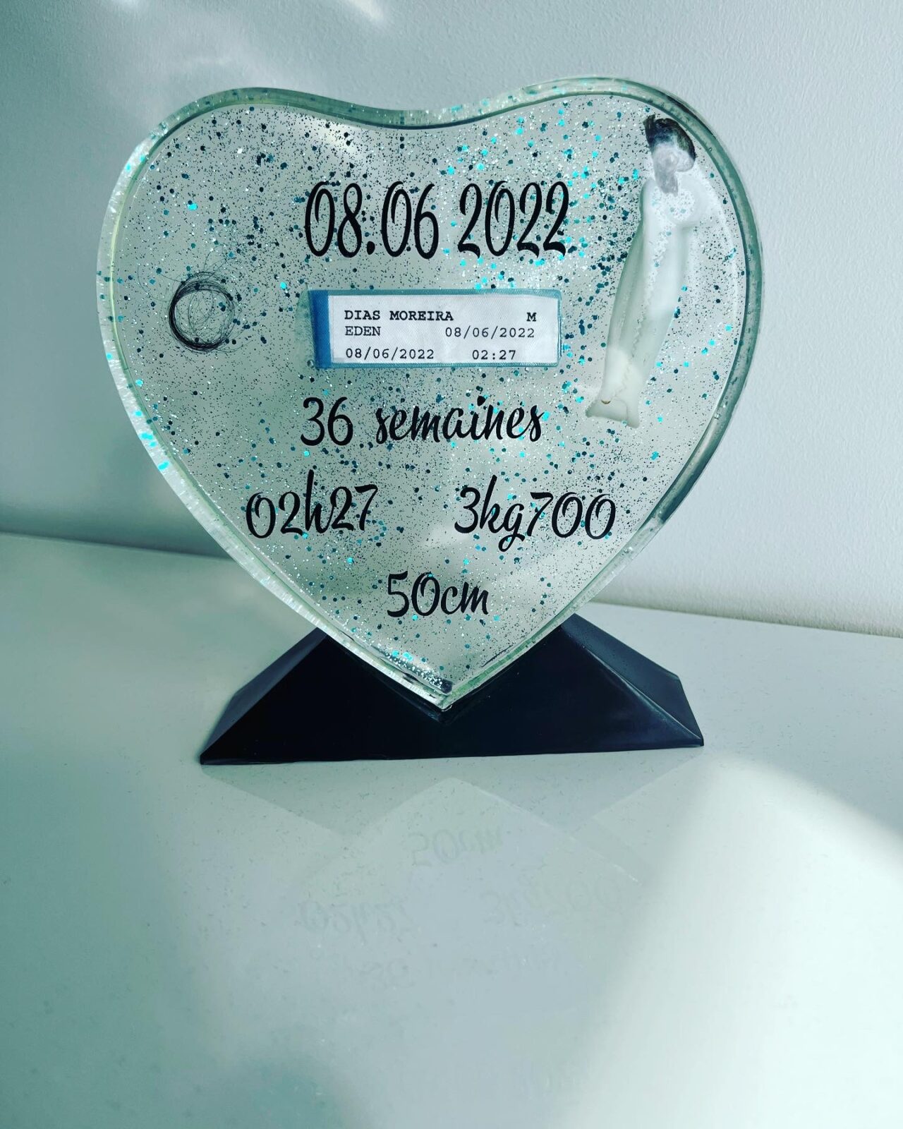Coeur Eternel sur socle – Image 3