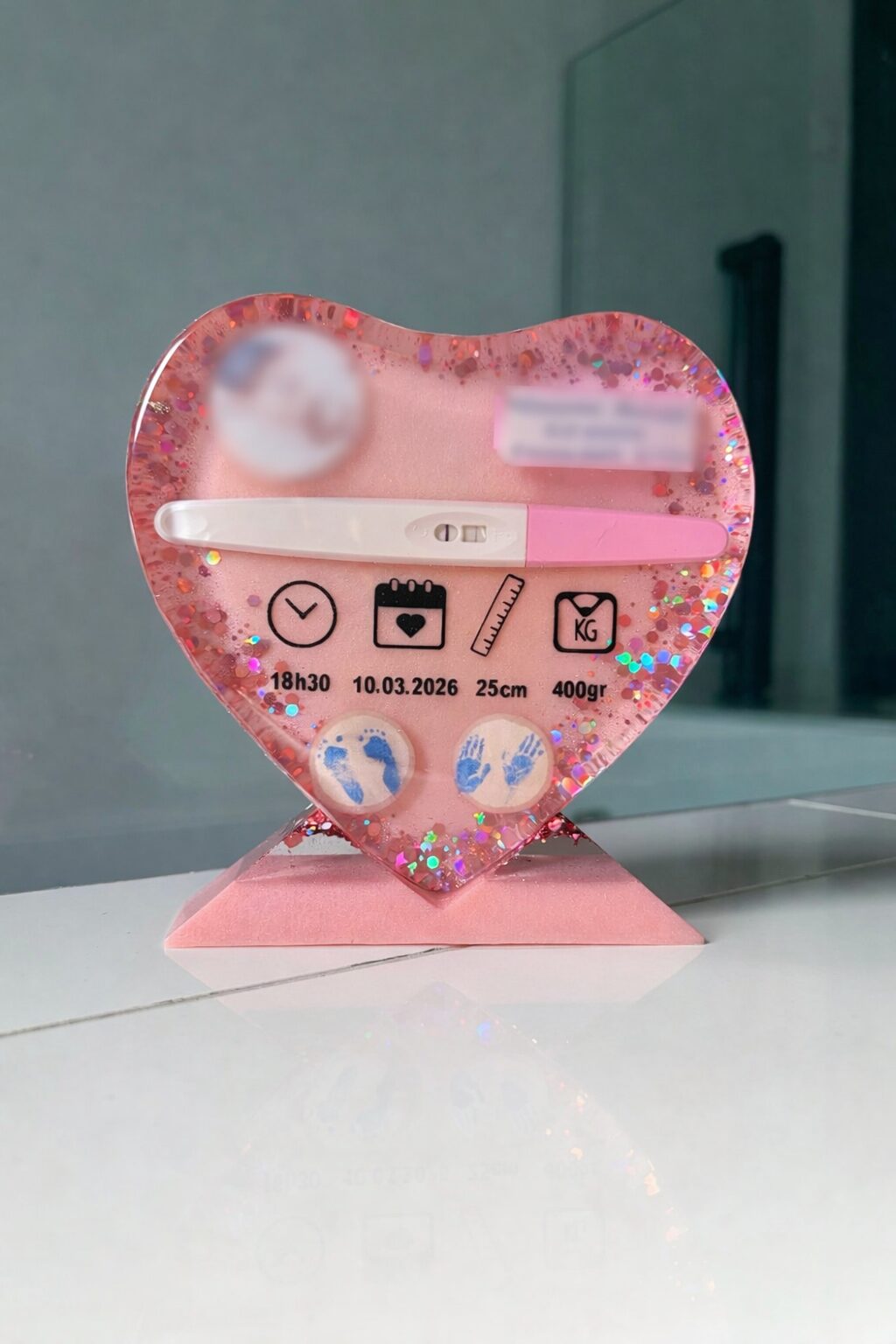 Coeur Eternel sur socle