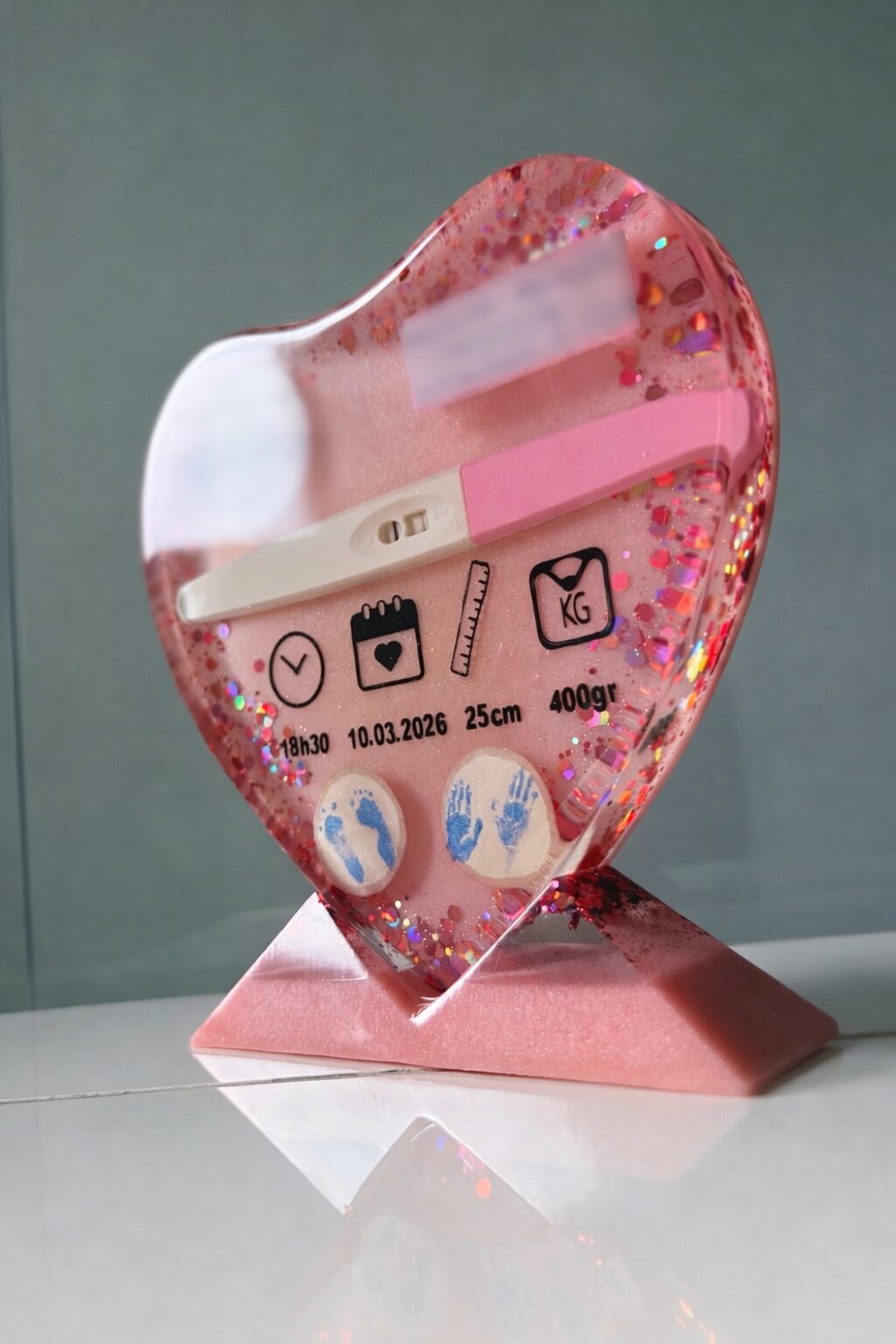 Coeur Eternel sur socle – Image 2