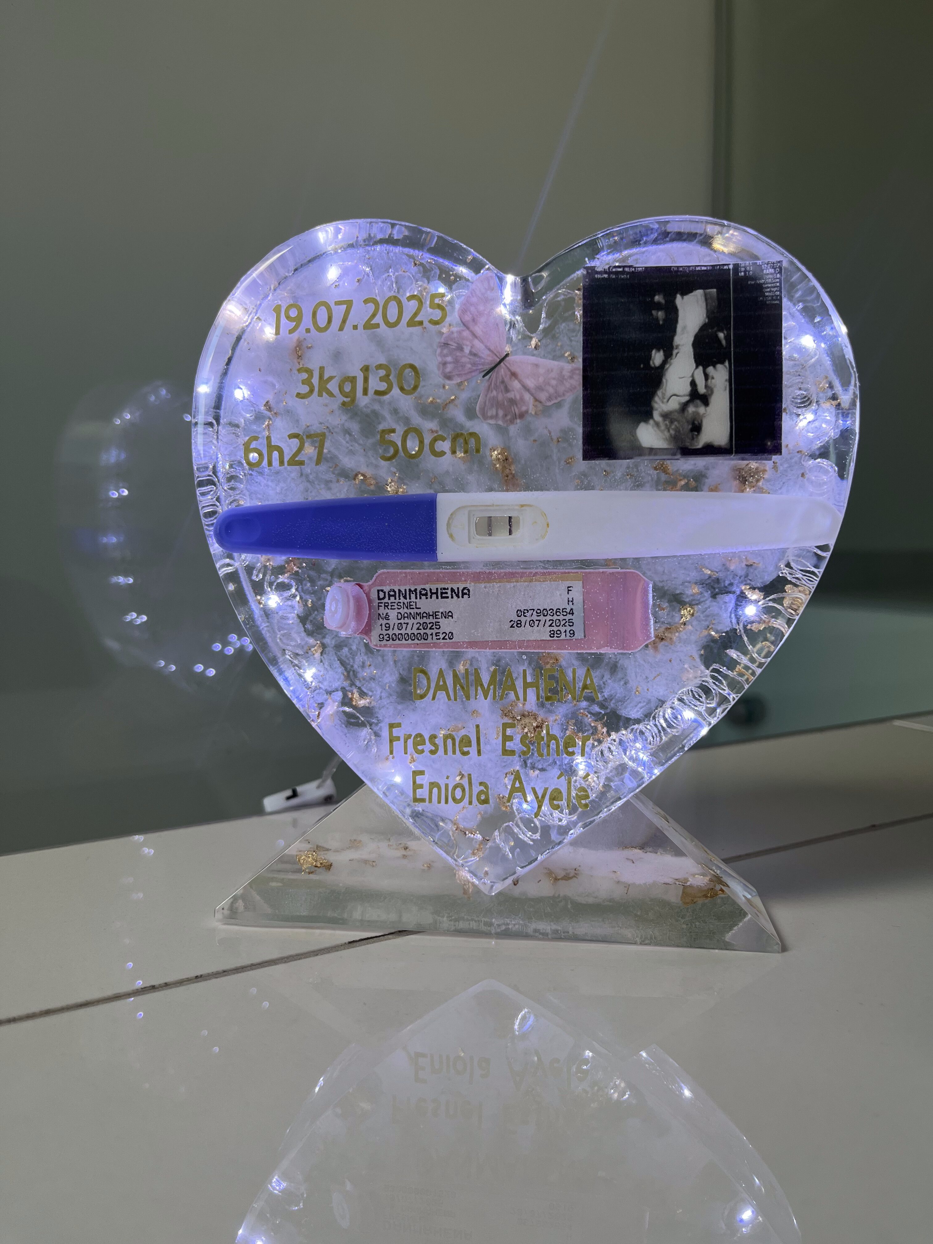 Coeur Eternel sur socle – Image 4